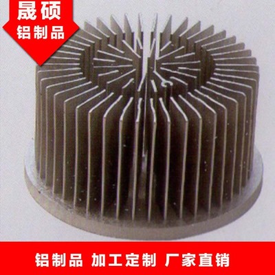 铝压铸散热器 铝制品 太阳花散热器 加工定制
